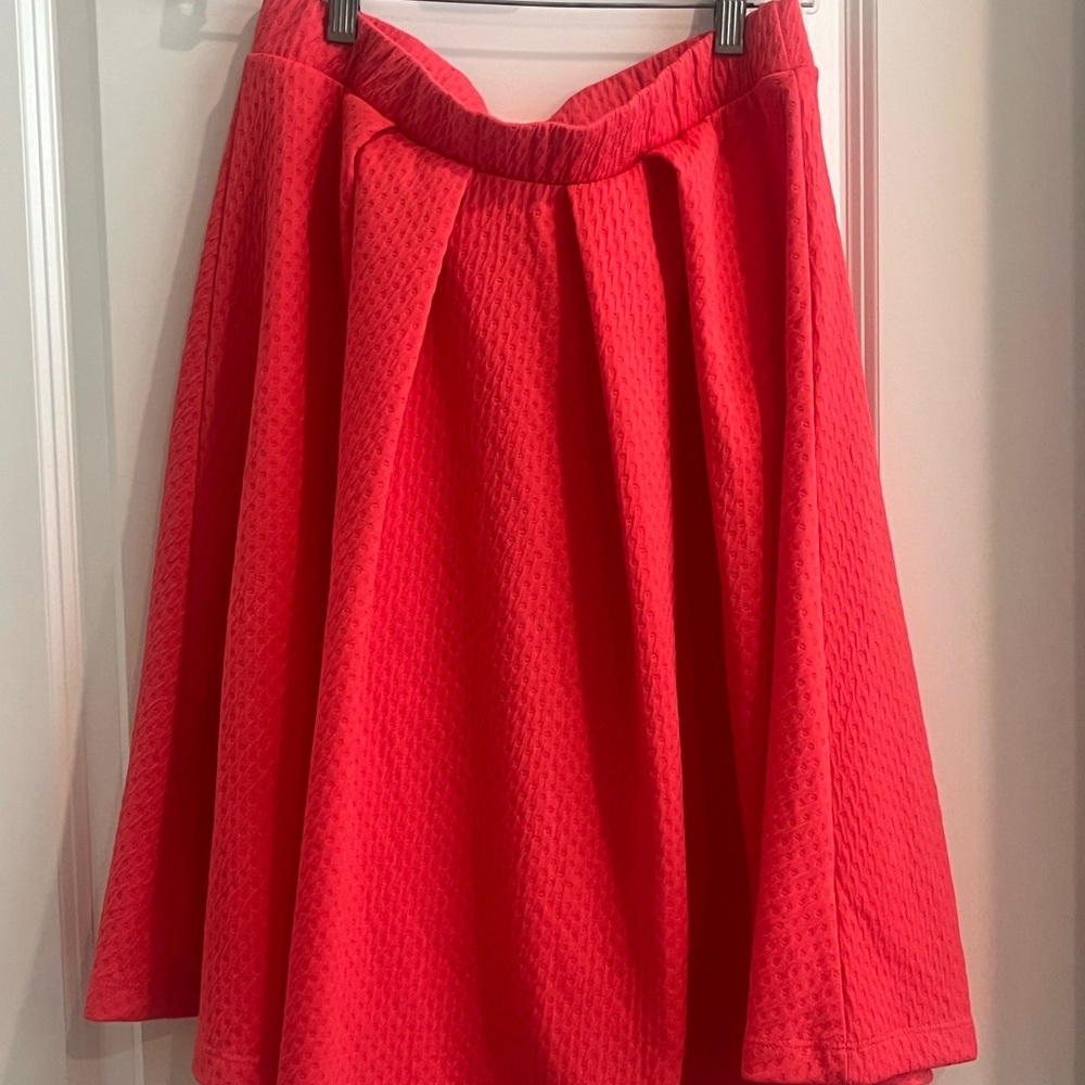 Le Lis Vibrant Pink A-Line Skirt